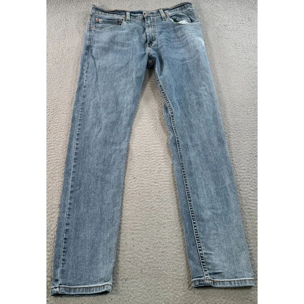 Levi's 512 Jeans Men's 32x31‎ Blue Cotton Denim Straight Faded Workwear Stretch